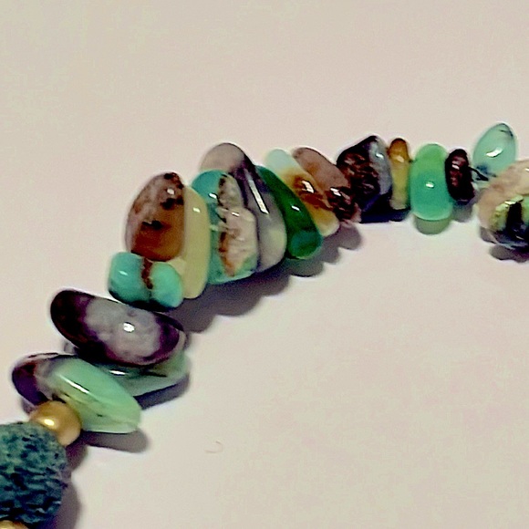 ➡️BOGO⬅️ Peruvian Green Opal, Lava Stone, Amulet & Star Bracelet ✨HOST PICK!✨ - Picture 7 of 10